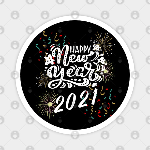 Happy New Year 2021 Magnet by MIRO-07